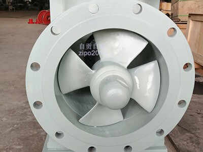 自貢自泵水泵ZAP型真空制鹽三效蒸發(fā)系統(tǒng)強(qiáng)制循環(huán)軸流泵圖2